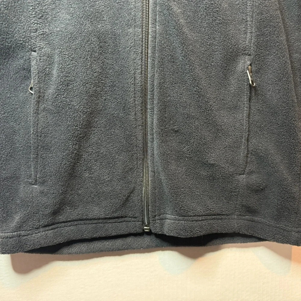 Columbia Youth Kids Size M (10-12) Fleece-Lined Jacket Black Full Zip